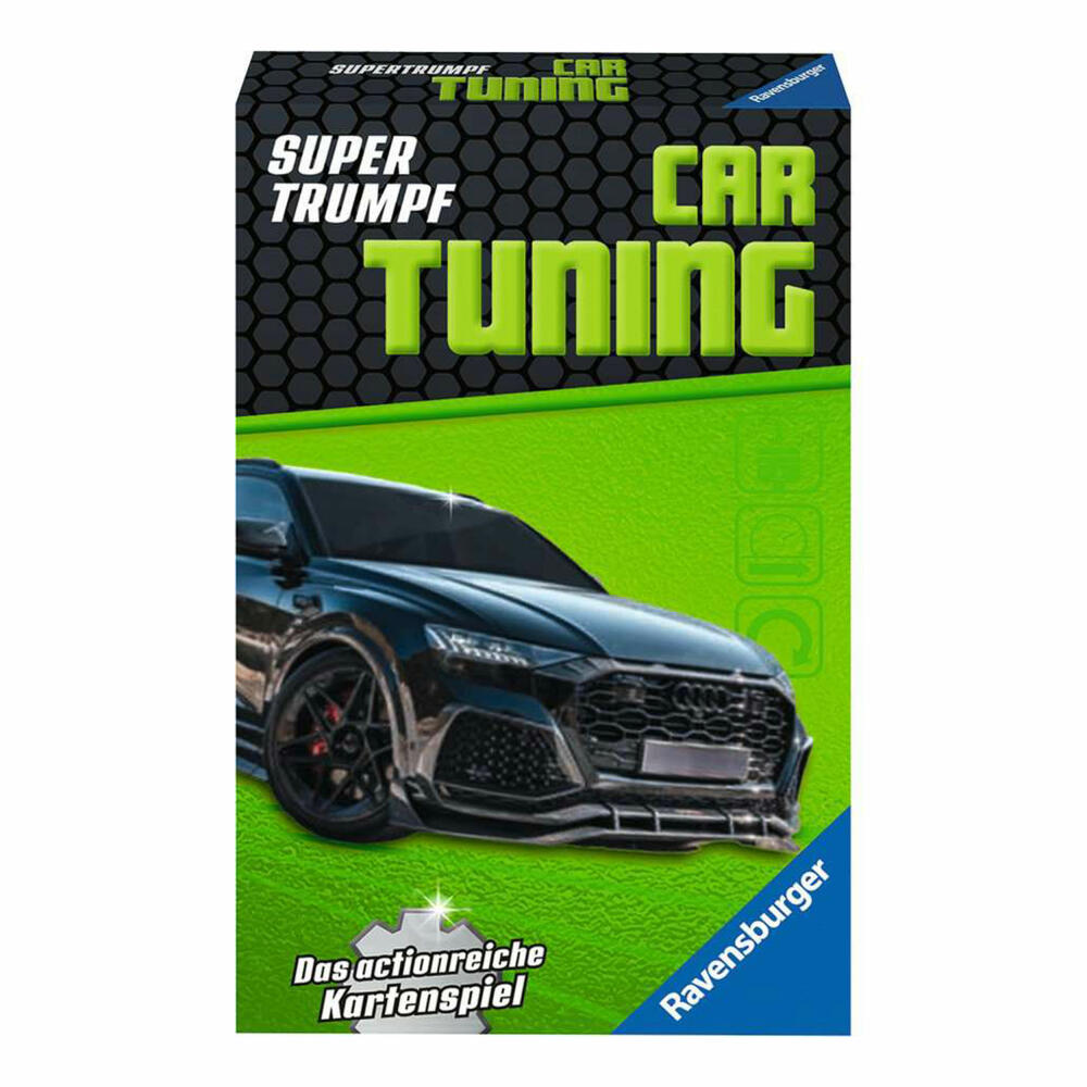 Ravensburger Supertrumpf Car Tuning, Kartenspiel, Trumpf, Trumpfspiel, ab 7 Jahren, 20684