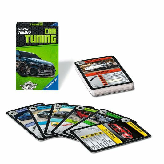 Ravensburger Supertrumpf Car Tuning, Kartenspiel, Trumpf, Trumpfspiel, ab 7 Jahren, 20684