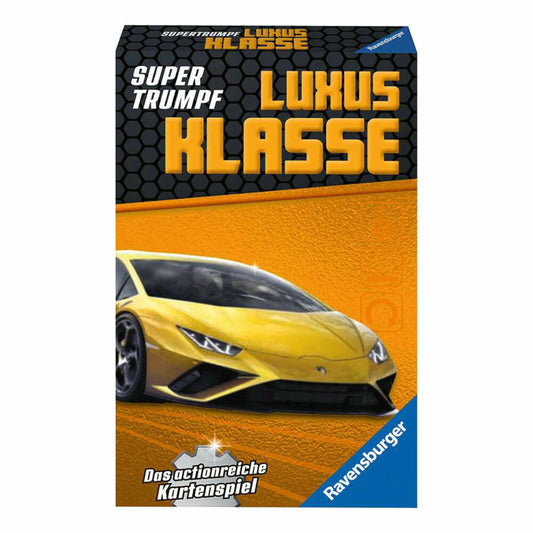 Ravensburger Supertrumpf Luxus Klasse, Kartenspiel, Trumpf, Trumpfspiel, ab 7 Jahren, 20685