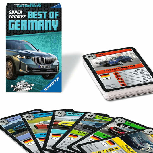 Ravensburger Supertrumpf Best of Germany, Kartenspiel, Trumpf, Trumpfspiel, ab 7 Jahren, 20688