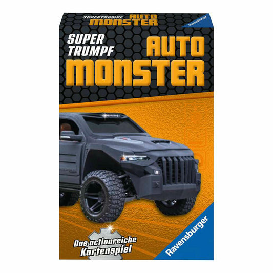 Ravensburger Supertrumpf Auto Monster, Kartenspiel, Trumpf, Trumpfspiel, ab 7 Jahren, 20690