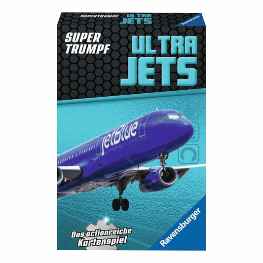 Ravensburger Supertrumpf Ultra Jets, Kartenspiel, Trumpf, Trumpfspiel, ab 7 Jahren, 20691