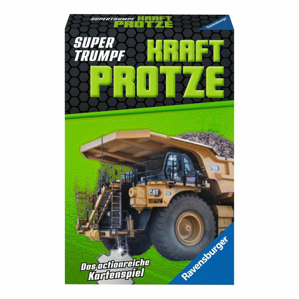 Ravensburger Supertrumpf Kraftprotze, Kartenspiel, Trumpf, Trumpfspiel, ab 7 Jahren, 20695