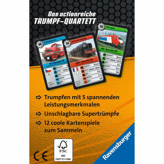 Ravensburger Supertrumpf Superloks, Kartenspiel, Trumpf, Trumpfspiel, ab 7 Jahren, 20697