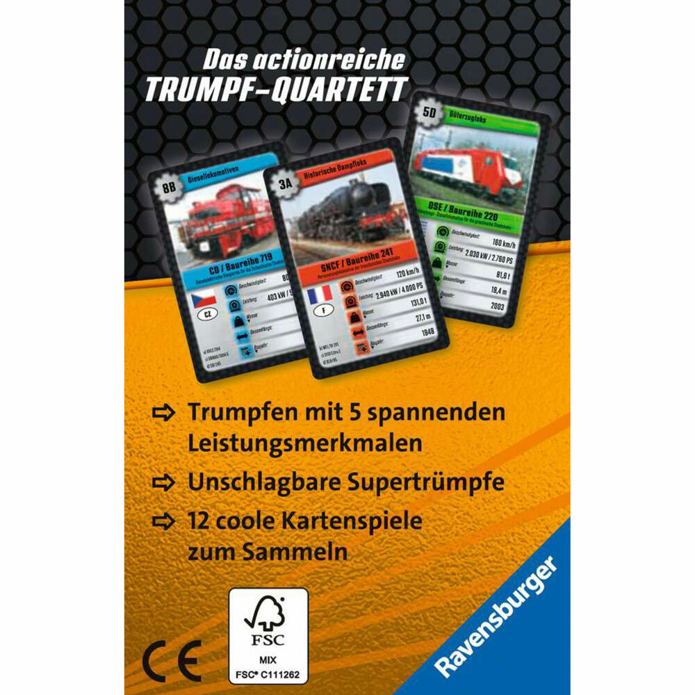 Ravensburger Supertrumpf Superloks, Kartenspiel, Trumpf, Trumpfspiel, ab 7 Jahren, 20697