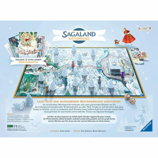 Ravensburger Sagaland Wintermärchen, Brettspiel, Merkspiel, Gesellschaftsspiel, ab 6 Jahren, 22460