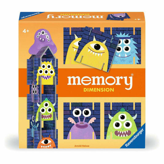Ravensburger memory Dimension, Merkspiel, Memospiel, Kinderspiel, ab 4 Jahren, 22467