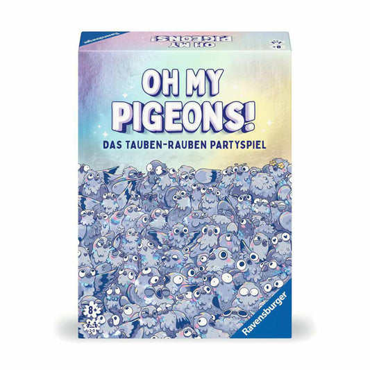 Ravensburger Oh my Pigeons! Partyspiel, Kartenspiel, Kinderspiel, ab 8 Jahren, 22688