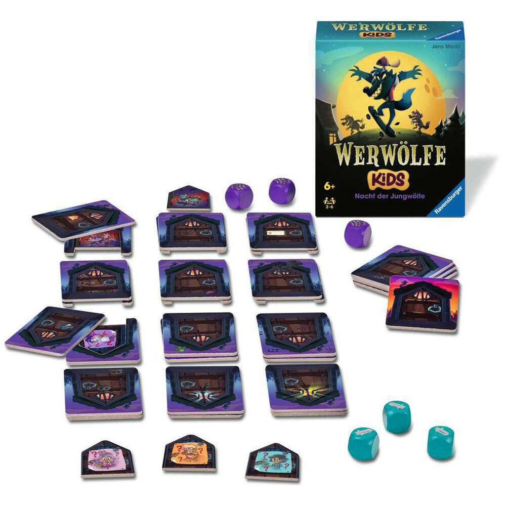 Ravensburger Werwölfe Kids, Kartenspiel, Kinderspiel, ab 6 Jahren, 22692