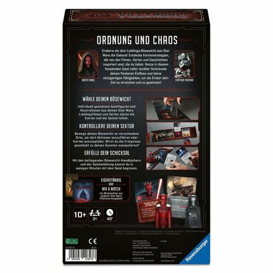 Ravensburger Star Wars Villainous: Endlich Rache, Kartenspiel, Gesellschaftsspiel, ab 10 Jahren, 22847