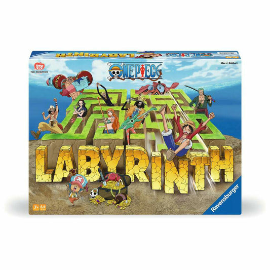 Ravensburger One Piece Labyrinth, Das verrückte Labyrinth, Brettspiel, Denkspiel, ab 7 Jahren, 22887
