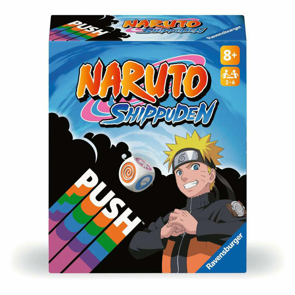 Ravensburger Naruto Shippuden: PUSH, Kartenspiel, Gesellschaftsspiel, ab 8 Jahren, 22888