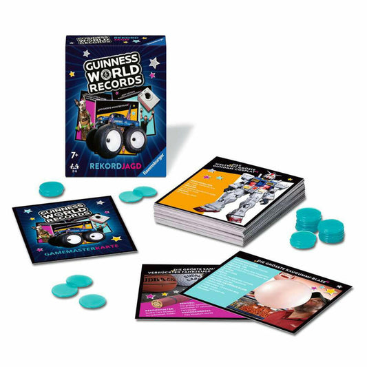 Ravensburger Guinness World Records: Rekordjagd, Kartenspiel, Gesellschaftsspiel, ab 7 Jahren, 22889
