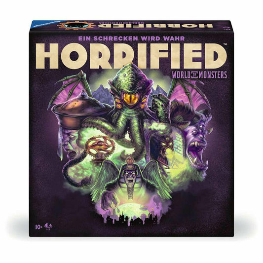 Ravensburger Horrified: World of Monsters, Brettspiel, Gesellschaftsspiel, ab 10 Jahren, 22892