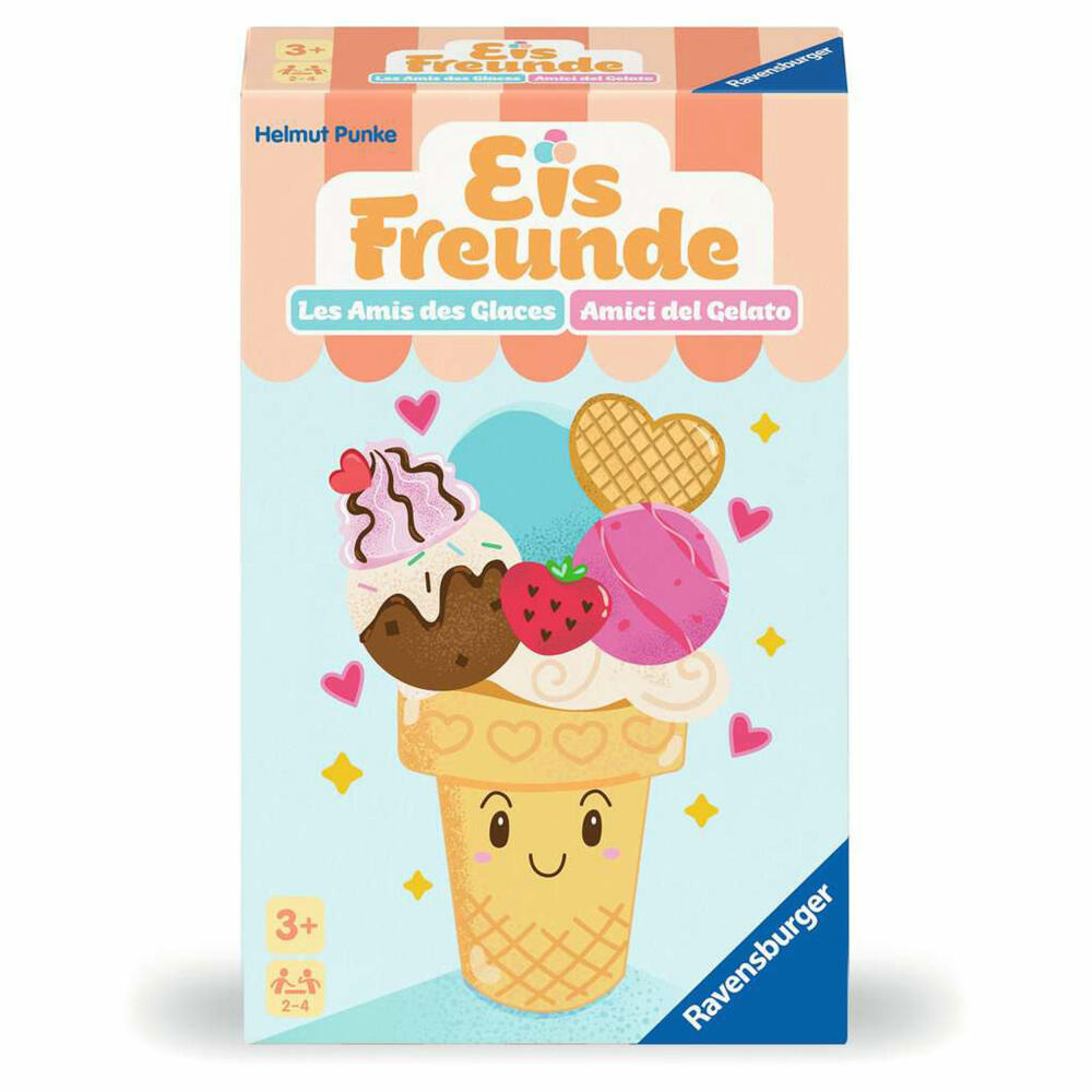 Ravensburger Eis-Freunde, Mitbringspiel, Denkspiel, Kinderspiel, ab 3 Jahren, 23048
