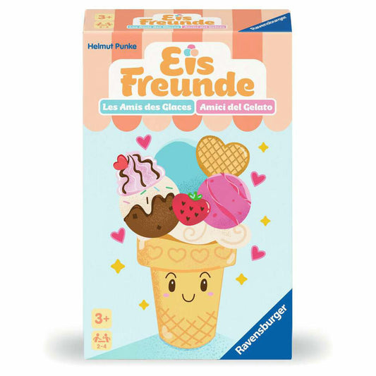 Ravensburger Eis-Freunde, Mitbringspiel, Denkspiel, Kinderspiel, ab 3 Jahren, 23048