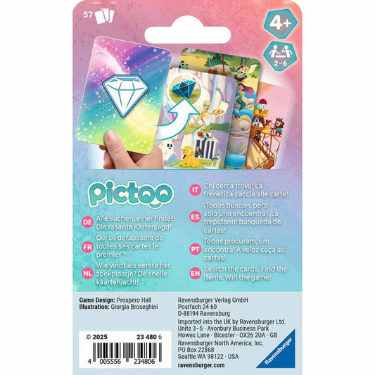 Ravensburger Pictoo Fantasy, Wimmelbild-Kartenspiel, Kinderspiel, ab 4 Jahren, 23480