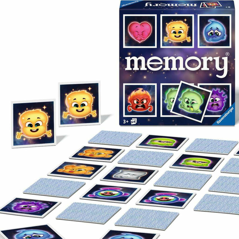 Ravensburger memory Emotionen, Memospiel, Merkspiel, Familienspiel, ab 3 Jahren, 23487