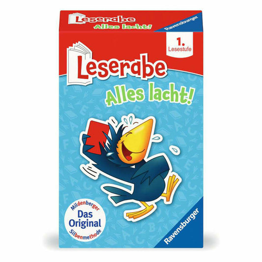 Ravensburger Leserabe Alles lacht! Kartenspiel, Lernspiel, Kinderspiel, ab 6 Jahren, 23496