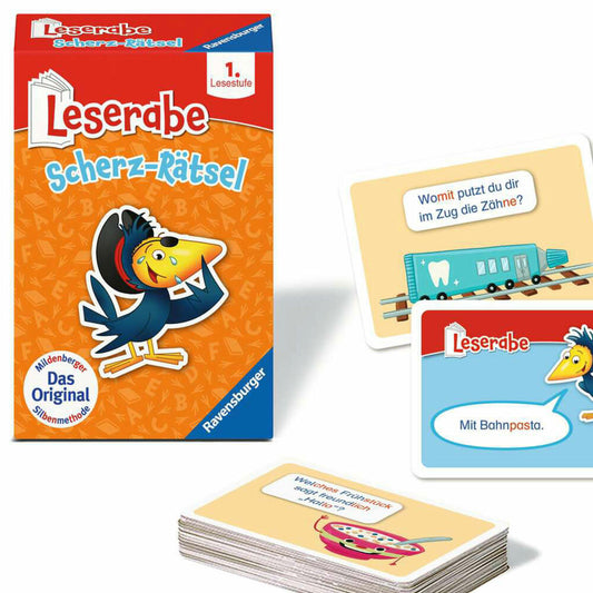 Ravensburger Leserabe Scherz-Rätsel, Kartenspiel, Lernspiel, Kinderspiel, ab 6 Jahren, 23498