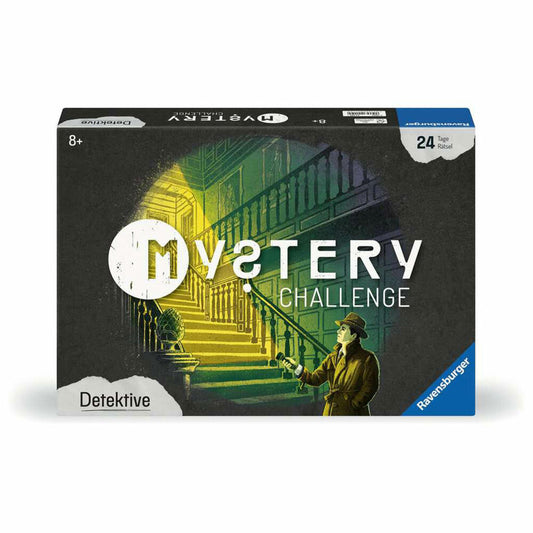 Ravensburger Mystery Challenge Die Detektive, Escape-Room-Spiel, Gesellschaftsspiel, ab 8 Jahren, 23696
