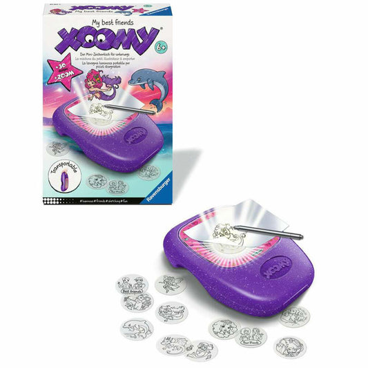 Ravensburger Xoomy Midi Meine besten Freunde, Zeichenkoffer, Malset, Kreativset, ab 6 Jahren, 23697