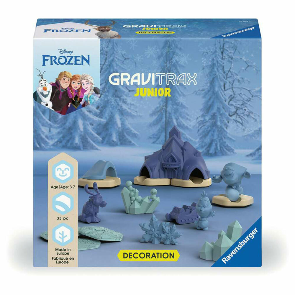 Ravensburger GraviTrax Junior Extension Disney Die Eiskönigin, Erweiterung, Zubehör, Kugelbahn, 23861