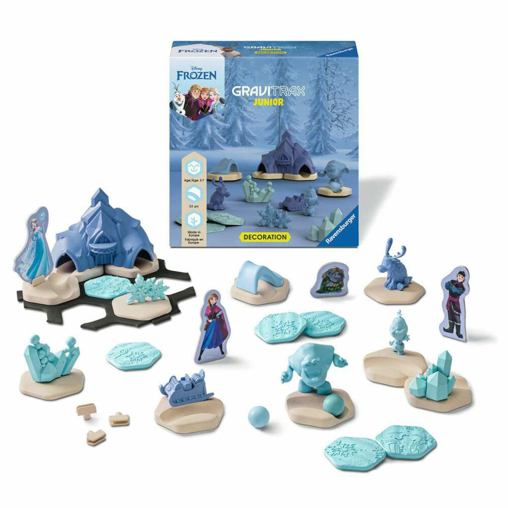 Ravensburger GraviTrax Junior Extension Disney Die Eiskönigin, Erweiterung, Zubehör, Kugelbahn, 23861