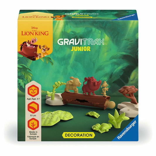 Ravensburger GraviTrax Junior Extension Disney Der König der Löwen, Erweiterung, Zubehör, Kugelbahn, 23862