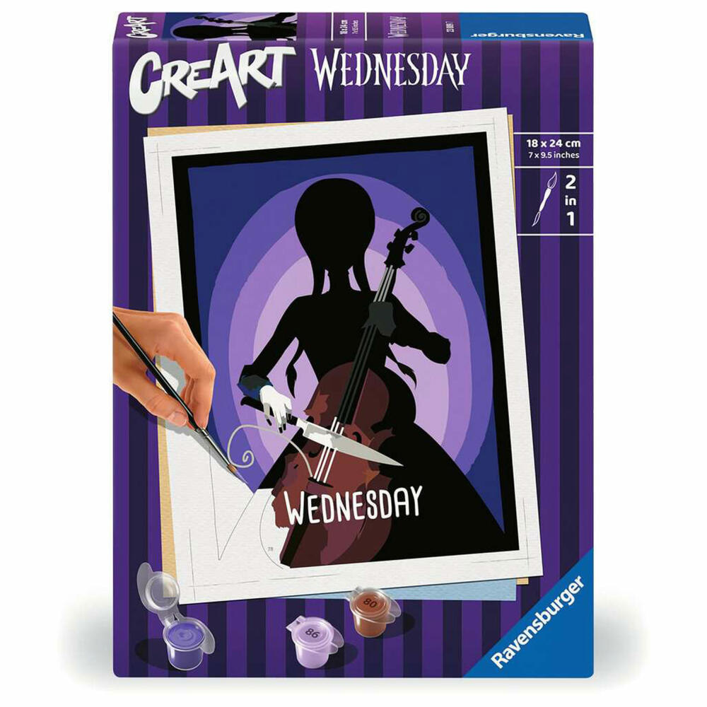 Ravensburger CreArt Wednesday, Malen nach Zahlen, Malset, 23889