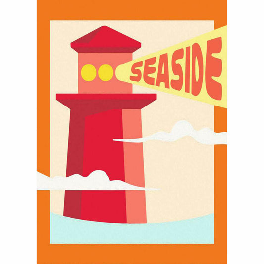 Ravensburger CreArt Leuchtturm am Strand, Malen nach Zahlen, Mal-Set für Kinder, 23899