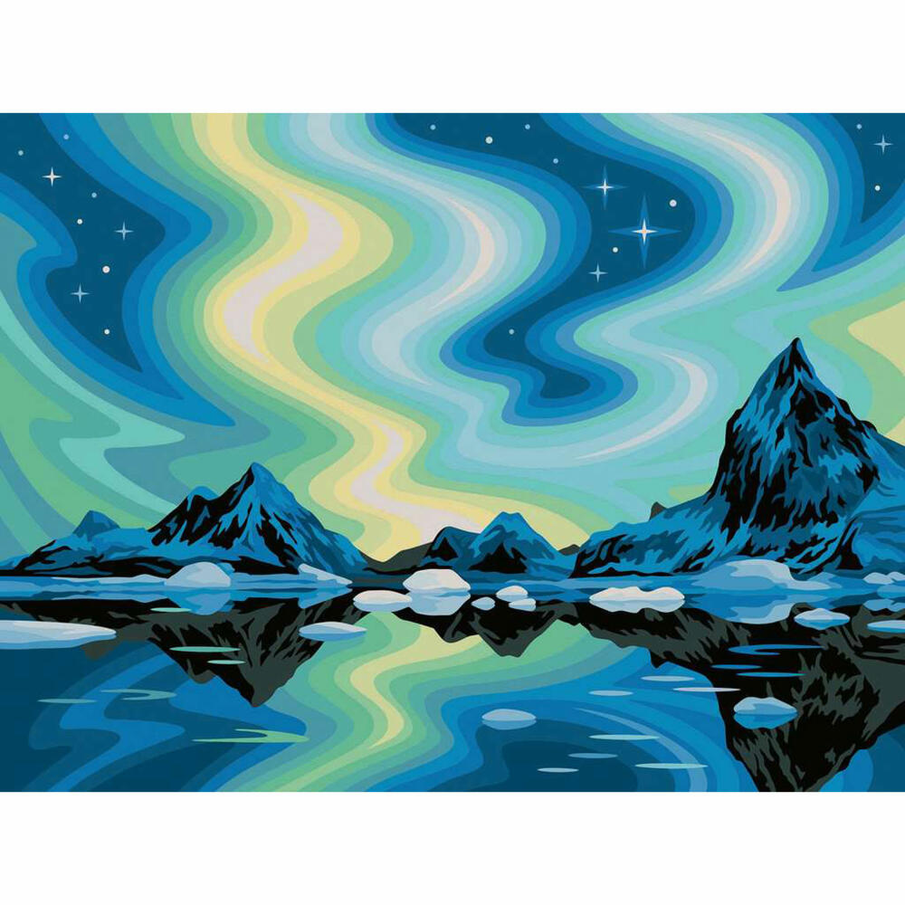 Ravensburger CreArt Nordlichter, Malen nach Zahlen, Malset, 23907