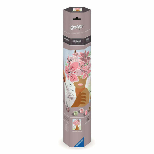 Ravensburger CreArt Gedankenblumen, Malen nach Zahlen, Malset, 23908