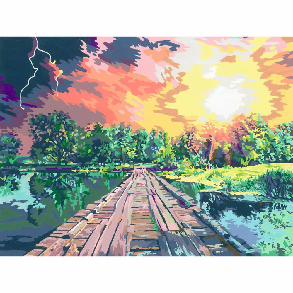 Ravensburger CreArt Magisches Licht, Malen nach Zahlen, Malset, 23912