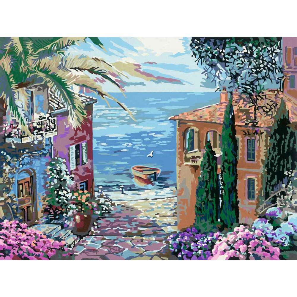 Ravensburger CreArt Mediterrane Landschaft, Malen nach Zahlen, Malset, 23913