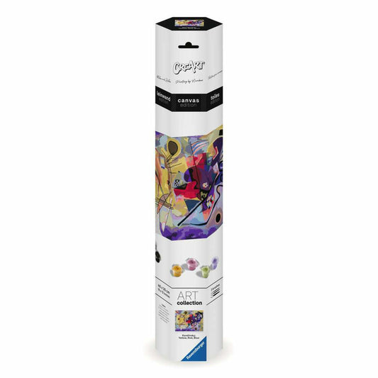 Ravensburger CreArt Leinwand Gelb, Rot, Blau Kandinsky, Malen nach Zahlen, Malset, 23918