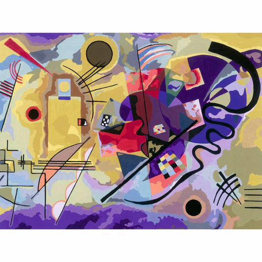 Ravensburger CreArt Leinwand Gelb, Rot, Blau Kandinsky, Malen nach Zahlen, Malset, 23918
