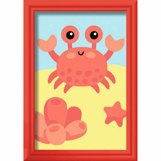 Ravensburger CreArt Fröhliche Krabbe, Malen nach Zahlen, Mal-Set für Kinder, ab 7 Jahren, 23951
