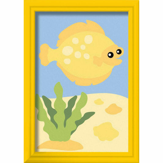 Ravensburger CreArt Fröhlicher Fisch, Malen nach Zahlen, Mal-Set für Kinder, ab 7 Jahren, 23952