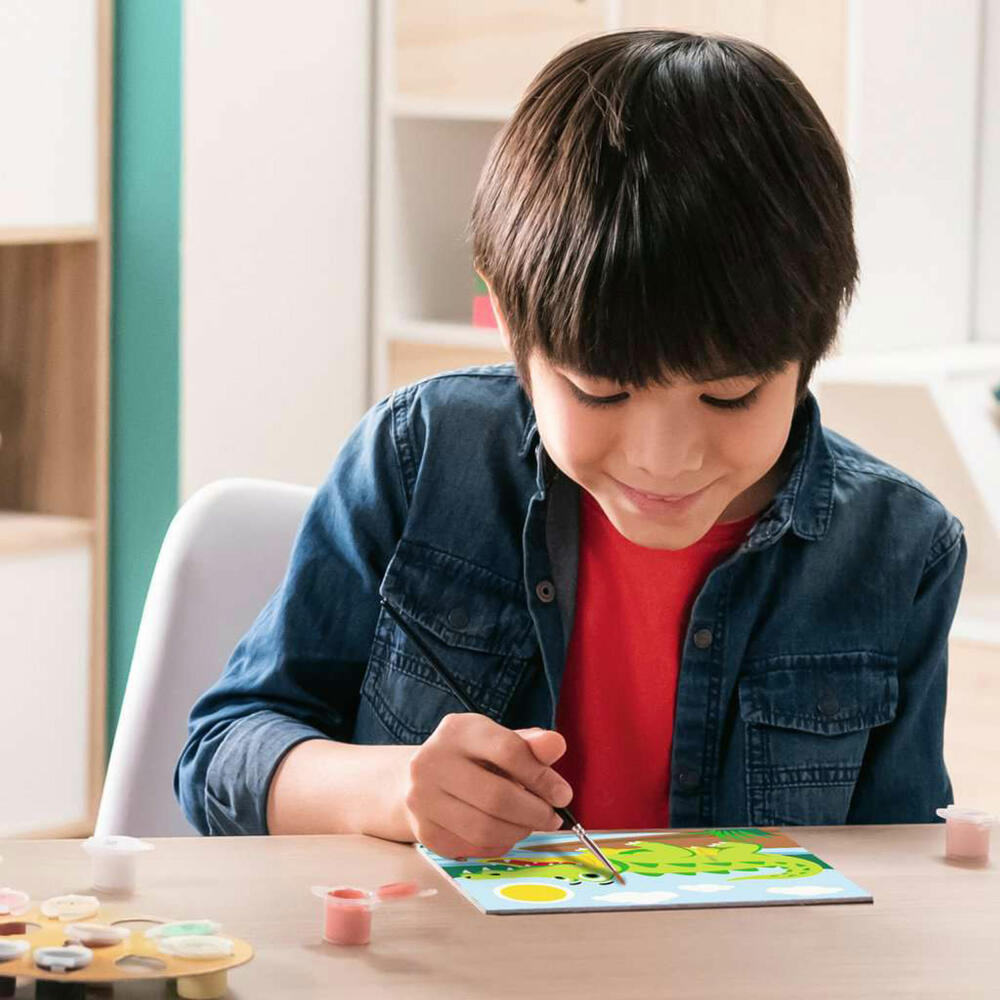 Ravensburger CreArt Krokodil an Land, Malen nach Zahlen, Mal-Set für Kinder, ab 7 Jahren, 23953