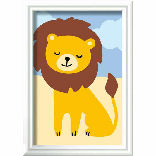Ravensburger CreArt Kleiner Löwe, Malen nach Zahlen, Mal-Set für Kinder, ab 7 Jahren, 23985