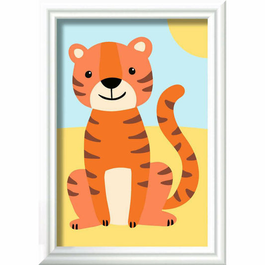 Ravensburger CreArt Kleiner Tiger, Malen nach Zahlen, Mal-Set für Kinder, ab 7 Jahren, 23988