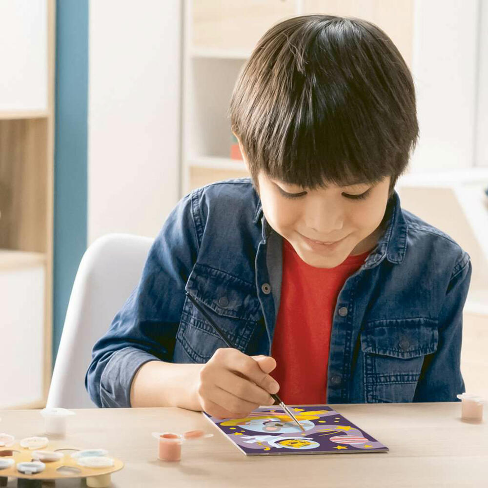 Ravensburger CreArt Tiere im All, Malen nach Zahlen, Mal-Set für Kinder, ab 7 Jahren, 23991