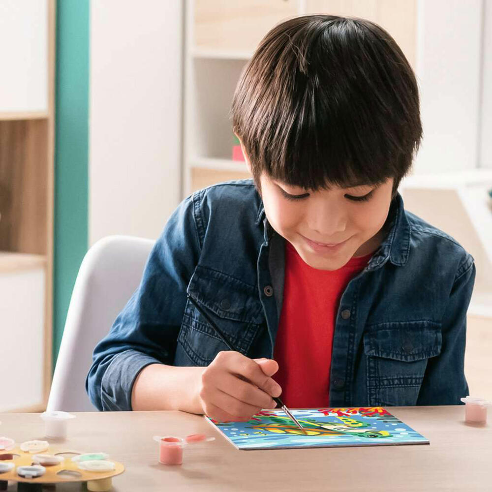 Ravensburger CreArt Meeresschildkröte, Malen nach Zahlen, Mal-Set für Kinder, ab 7 Jahren, 23993