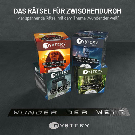 Ravensburger Mystery Wunder der Welt: Sphinx, Escape Room Spiel, Familienspiel, ab 10 Jahren, 24578