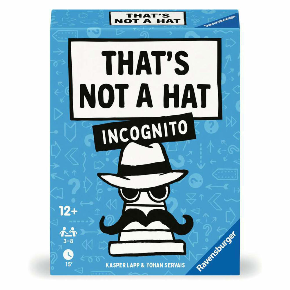 Ravensburger Thats not a hat - Incognito, Kartenspiel, Gesellschaftsspiel, Partyspiel, 24685