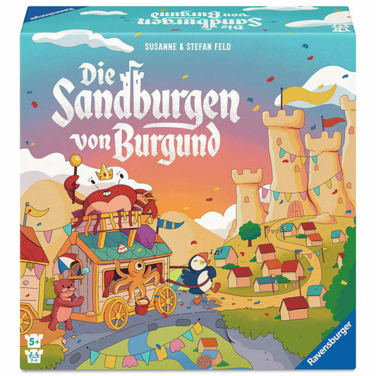 Ravensburger Die Sandburgen von Burgund, Brettspiel, Kinderspiel, ab 5 Jahren, 24687