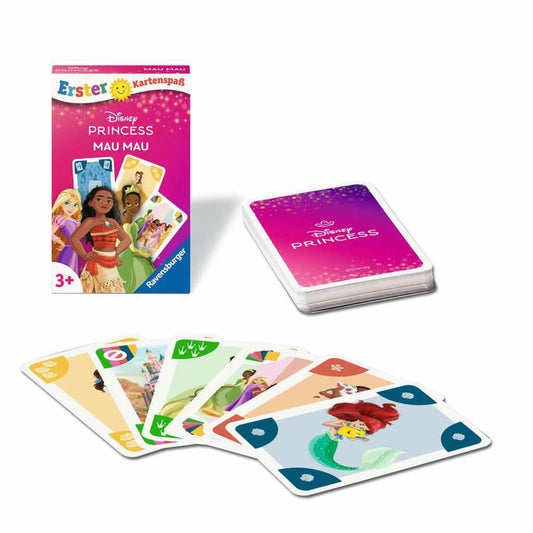Ravensburger Erster Kartenspaß Disney Princess: Mau Mau, Kartenspiel, Kinderspiel, ab 3 Jahren, 24709