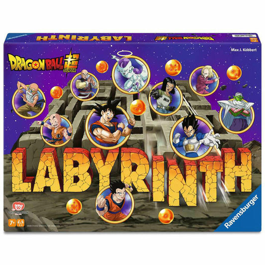 Ravensburger Dragon Ball Super Labyrinth, Das verrückte Labyrinth, Brettspiel, Denkspiel, ab 7 Jahren, 24740