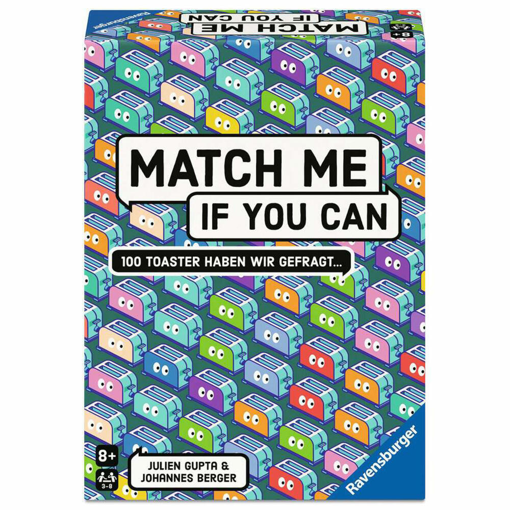 Ravensburger Match Me If You Can, Partyspiel, Gesellschaftsspiel, ab 8 Jahren, 24757